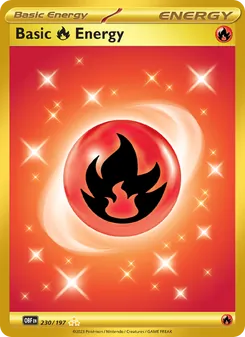 Basic Fire Energy (Obsidian Flames 230)