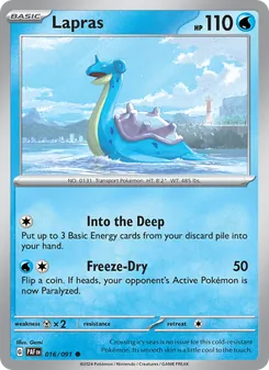 Lapras (Paldean Fates 16)