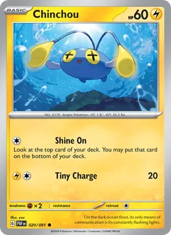Chinchou (Paldean Fates 20)