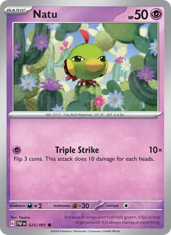 Natu (Paldean Fates 25)