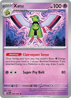 Xatu (Paldean Fates 26)