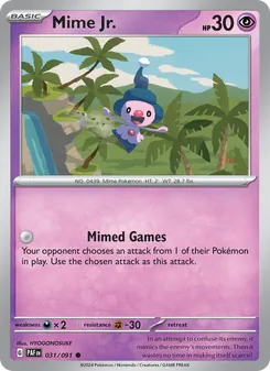 Mime Jr. (Paldean Fates 31)