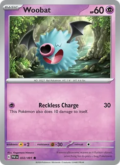 Woobat (Paldean Fates 32)