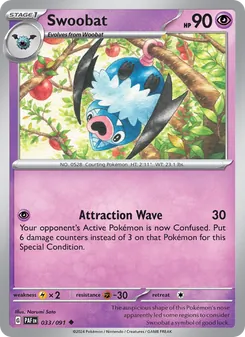 Swoobat (Paldean Fates 33)