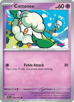 Cottonee (Paldean Fates 34)