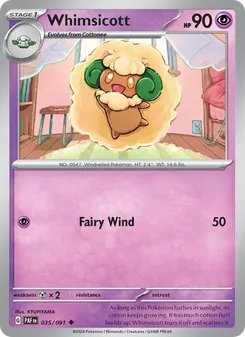 Whimsicott (Paldean Fates 35)