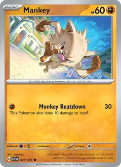 Mankey (Paldean Fates 45)