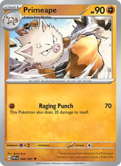 Primeape (Paldean Fates 46)