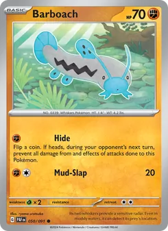 Barboach (Paldean Fates 50)