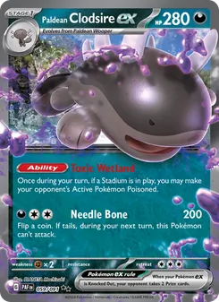 Paldean Clodsire ex (Paldean Fates 59)