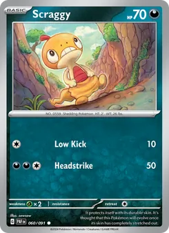 Scraggy (Paldean Fates 60)