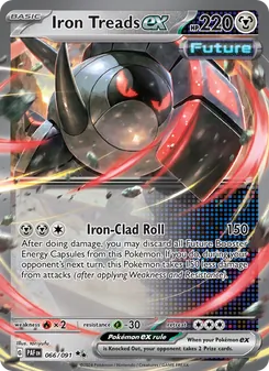 Iron Treads ex (Paldean Fates 66)