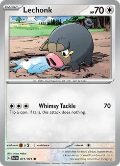 Lechonk (Paldean Fates 71)