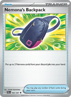 Nemona's Backpack (Paldean Fates 83)
