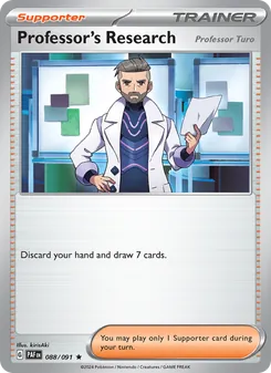 Professor's Research (Paldean Fates 88)