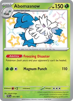 Abomasnow (Paldean Fates 101)