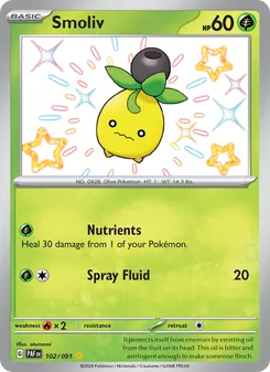 Smoliv (Paldean Fates 102)