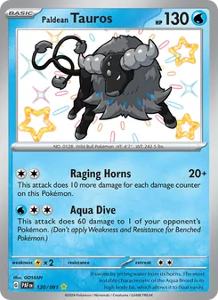 Paldean Tauros (Paldean Fates 120)