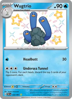 Wugtrio (Paldean Fates 122)