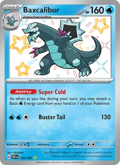 Baxcalibur (Paldean Fates 130)