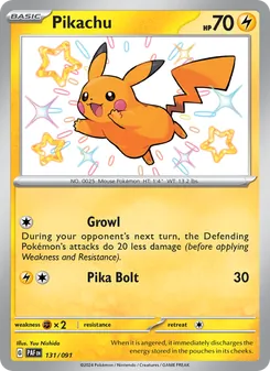 Pikachu (Paldean Fates 131)