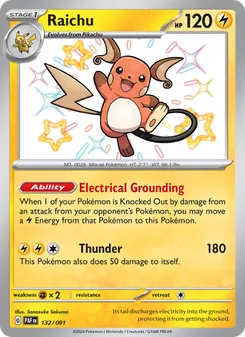 Raichu (Paldean Fates 132)