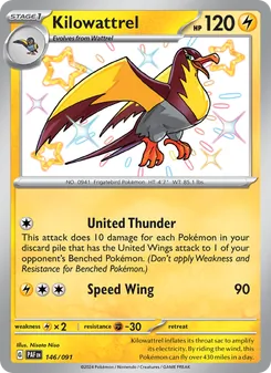 Kilowattrel (Paldean Fates 146)
