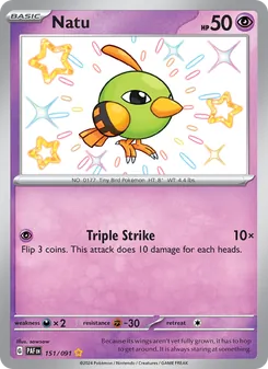 Natu (Paldean Fates 151)