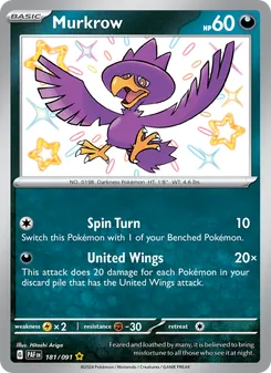 Murkrow (Paldean Fates 181)