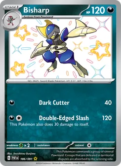 Bisharp (Paldean Fates 186)