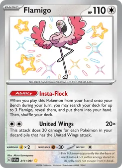 Flamigo (Paldean Fates 211)