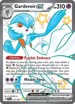 Gardevoir ex (Paldean Fates 217)