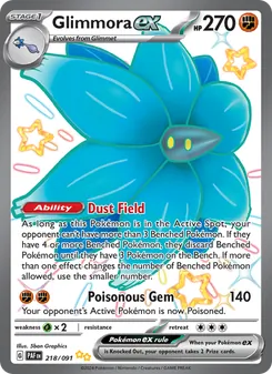 Glimmora ex (Paldean Fates 218)