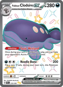 Paldean Clodsire ex (Paldean Fates 219)