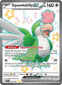Squawkabilly ex (Paldean Fates 223)