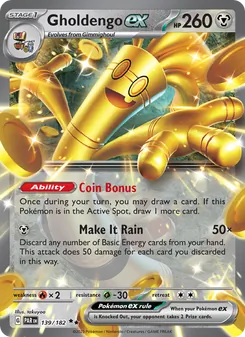 Gholdengo ex (Paradox Rift 139)
