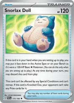 Snorlax Doll (Paradox Rift 175)