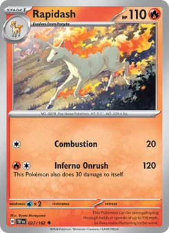 Rapidash (Temporal Forces 27)