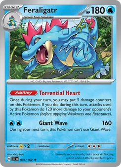 Feraligatr (Temporal Forces 41)