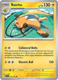Raichu (Temporal Forces 52)