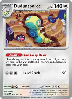 Dudunsparce (Temporal Forces 129)