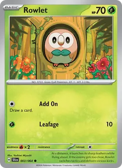 Rowlet (Shrouded Fable 3)