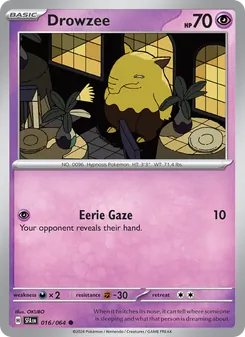 Drowzee (Shrouded Fable 16)