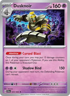 Dusknoir (Shrouded Fable 20)
