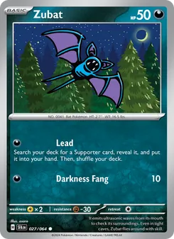 Zubat (Shrouded Fable 27)