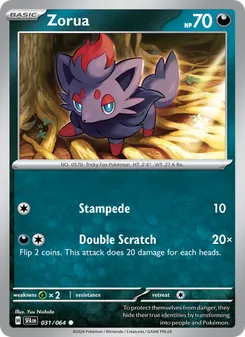 Zorua (Shrouded Fable 31)