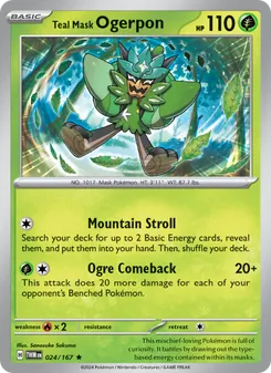 Teal Mask Ogerpon (Twilight Masquerade 24)
