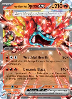 Hearthflame Mask Ogerpon ex (Twilight Masquerade 40)