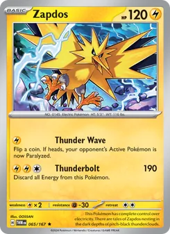 Zapdos (Twilight Masquerade 65)