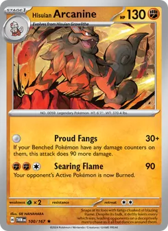 Hisuian Arcanine (Twilight Masquerade 100)